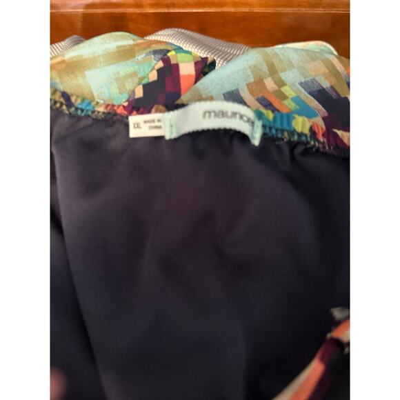 Maurices Geometric Print Hi-Low Maxi Dress – Size XXL - Picture 6 of 6